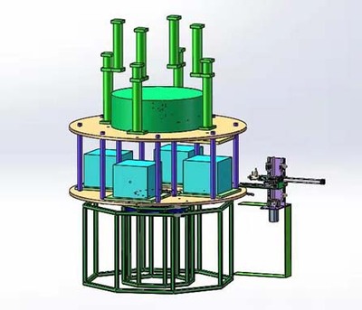 Four-station disc Wax Injector